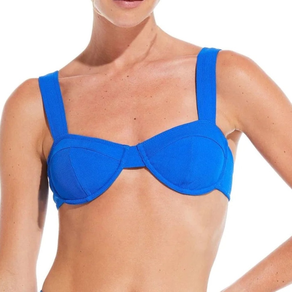 NWT Solid & Striped – Lilo Bikini Top – Azure